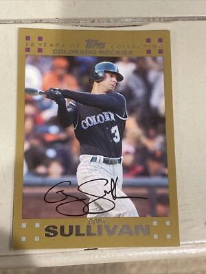 2007 CORY SULLIVAN /56 TOPPS COPPER BORDER PARALLEL COLORADO ROCKIES #1501 /2007 - Image 1 of 3