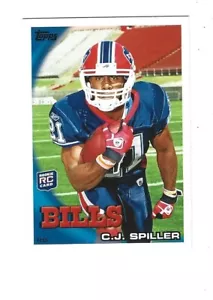 Topps #167A C.J. 2010 Billetes de búfalo Spiller RC/Rushing Pose - Imagen 1 de 1