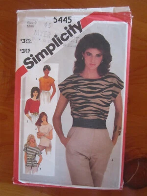 SIMPLICITY PATTERNS NO. 5445   **** MUST SEE * - Image 1 of 2