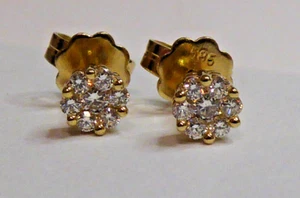Bella Luce - Piccolina - Diamantohrstecker - 585er Gelbgold - ca. 0.18 ct. - Bild 1 von 9