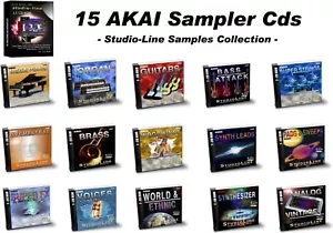 15 CDs AKAI Format Instrument Samples Library CDs for professional use - Bild 1 von 7