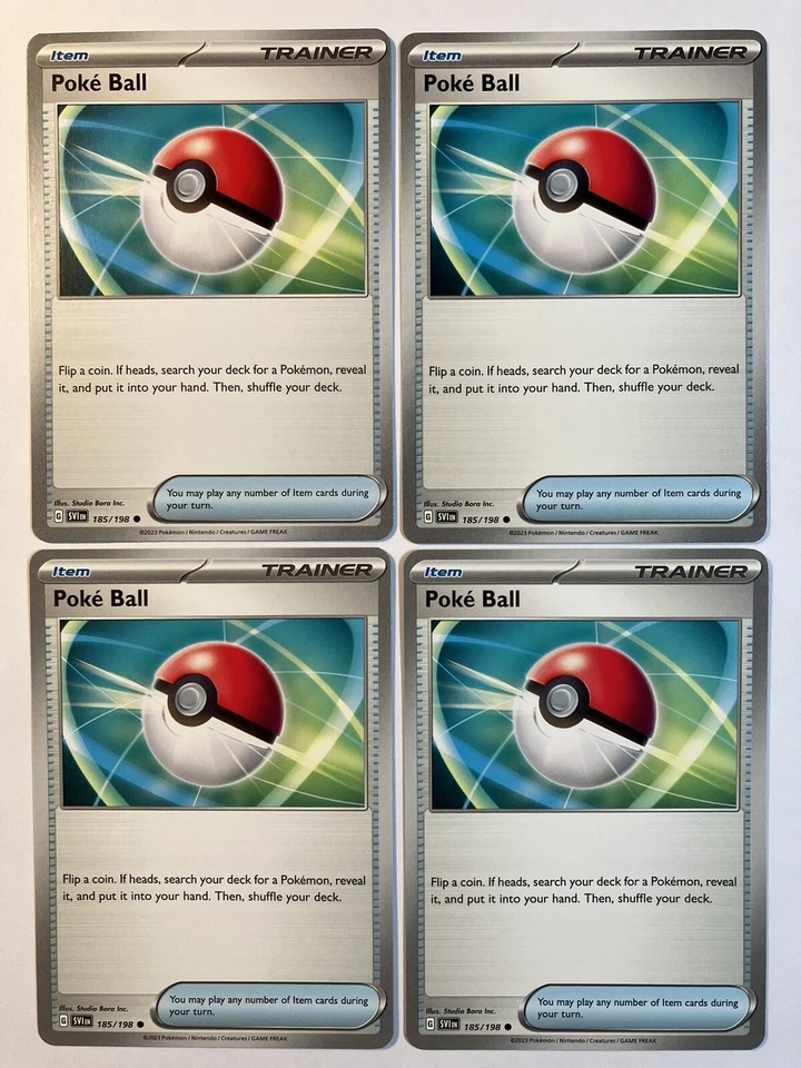Poke Ball Playset 185/198 4X Scarlet & Violet Pokemon TCG - Image 1 of 1