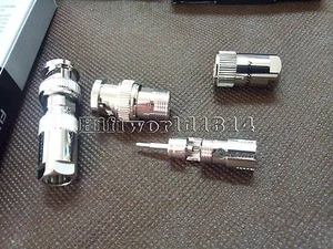 2x Furutech FP-3-117 (R) grado audio BNC enchufe chapado en rodio - Imagen 1 de 6