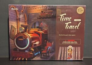 ROLIFE TIME TRAVEL TGB04 3D HOLZ beleuchtete BookEnds - neu & versiegelt