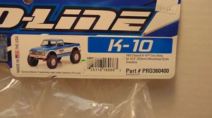 Pro-Line #3604-00 1/10 1972 Chevy K-10, 12.3" WB Scale Body NIB Free Ship!! - Picture 1 of 2