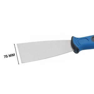 75 mm Spachtel, halbflexibel, 2K Griff, Rostfrei, Malerspachtel - Bild 1 von 1
