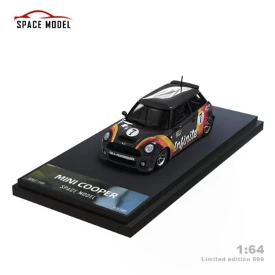 MODELO ESPACIAL/BSC 1:64 LBWK Mini RedRose Diecast Model Car Foto 1 de 4