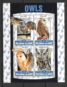 SOLOMON ISLANDS 2016 OWLS (1) MNH - Picture 1 of 1