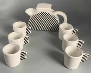 Porcelain Service Set; Hutterer; 7 Pieces - Picture 1 of 8