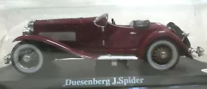 EDICOLA 1:43 AUTO DIE CAST METAL - DUESENBERG J.SPIDER ROSSO SCURO - Foto 1 di 3