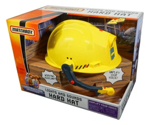 Sombrero Rígido Construcción Matchbox Lights & Sounds ~ NUEVO ~ ENVÍO GRATUITO EN CONTINENTE EE. UU. - Imagen 1 de 3