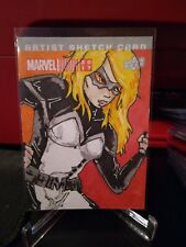 2017 Upper Deck Marvel Annual Sketch Cards 1/1 Matty Brown Artist Auto BEAUTIFUL