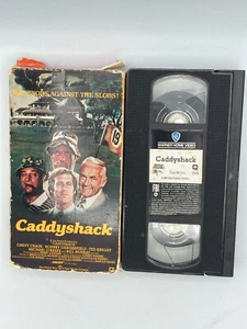Caddyshack (1980), VHS Movie, Warner Home (1991), worn slip cover, CULT x golf - Picture 1 of 2
