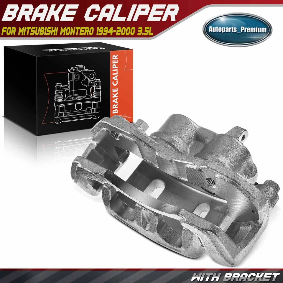 Disc Brake Caliper w/ Bracket for Mitsubishi Montero 1994-2000 3.5L Front Left - Image 1 of 4