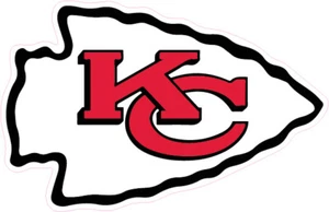 KC Kansas City Chiefs NFL Logo Vinyl Bumper Sticker Window Decal Multiple Sizes - Bild 1 von 1