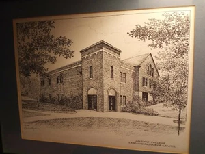 Lakeland College 1981 Original Pencil Signed Quality Artwork Autographed Numberd - Picture 1 of 9