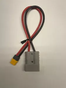 para Anderson 50amp/600 voltios a para adaptador XT60H-F 12awg cable de silicona 30 cm - Imagen 1 de 1