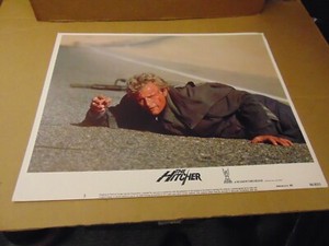THE HITCHER 1986 RUTGER HAUER 11X14" LOBBY CARD N8711