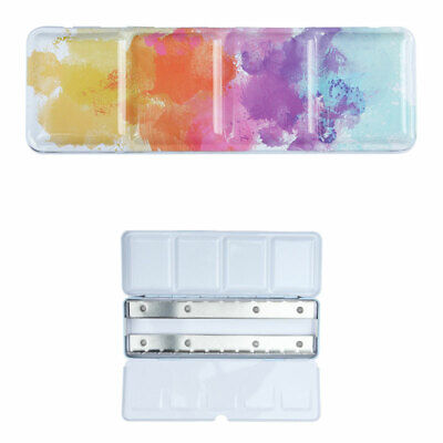 Colorful Empty Palette Case Tins Box Paint Watercolor Paints Painting Suppl^qi • 9.80€