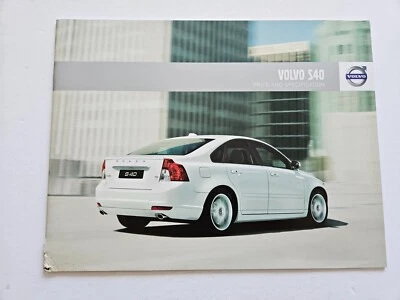 VOLVO S40 24 PAGES SALES BROCHURE 2009 - Image 1 of 4