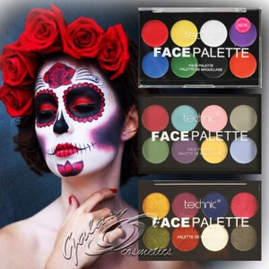 Technic Crema Facial Cara Cuerpo Paleta Halloween Elegante Vestido Maquillaje Kit conjunto - Imagen 1 de 4