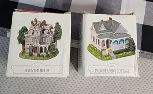 Liberty Falls Spooky Collection Lot-- Haunted House And Palm Readers Cottage - Picture 1 of 19