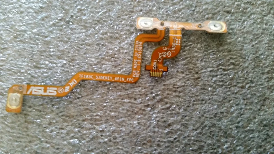 POWER VOLUME BUTTON BOARD FLEX for 10.1" tablet ASUS K010 TRANSFORMER PAD TF103C - Image 1 of 2