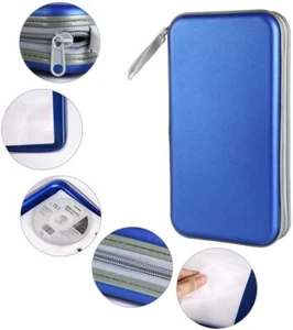 72 Disc CD DVD VCD Case Holder Storage Wallet Carry Protable for Car Home Travel - Picture 1 of 7