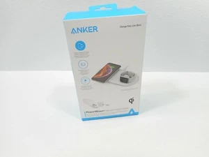 Anker - Pad di ricarica wireless certificato PowerWave+ Qi - Bianco B2570J21-01 - NUOVO - Foto 1 di 5