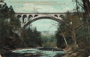 Postal publicada Walnut Lane Bridge Over Wissahickon Creek Fairmount Park PA - Imagen 1 de 2