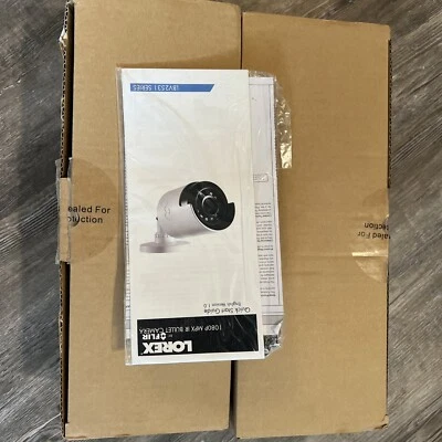 NEW LOT Of 2 Lorex LBV2531 White 1080p Bullet Analog HD Night Vision Camera - Image 1 of 3