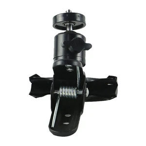 Tripod Camera Clip Clamp Flash Holder Mount w/ 360 Swivel Photography Ball-Head - Picture 1 of 8