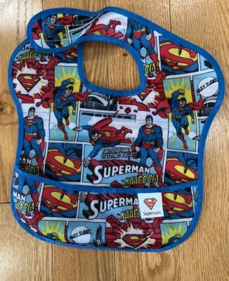 Babero de bebé Super Man Bumkins Foto 1 de 4