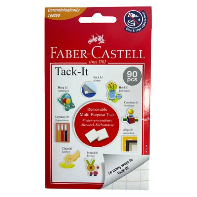 Faber-Castell Adhesive Tack-It, 90pcs, 50g white - Image 1 of 4