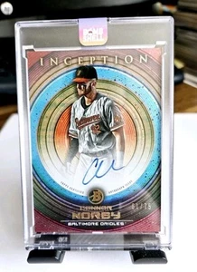 2022 Bowman Inception Prospect Autographs Connor Norby #PA-CN Fuchsia Foil /75 - Picture 1 of 3