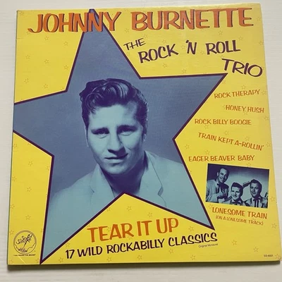 "Disco de vinilo Listen To Johnny Burnette The Rock N Roll Trio 12"" 33 rpm 1982" Foto 1 de 4
