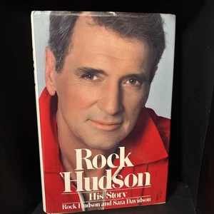 Rock Hudson: His Story by Sara Davidson Hardcover 1986 1st Edn GC - Picture 1 of 7