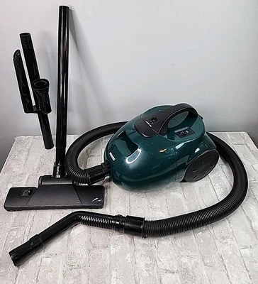 Kenmore Canister Vacuum Cleaner Bagless with Attachments Green Tested Working - Image 1 of 4