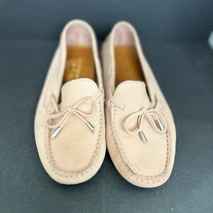 Zapatos mocasines planos de cuero rosa rubor Mercanti Fiorentini Brasil para mujer 8,5 - Imagen 1 de 6