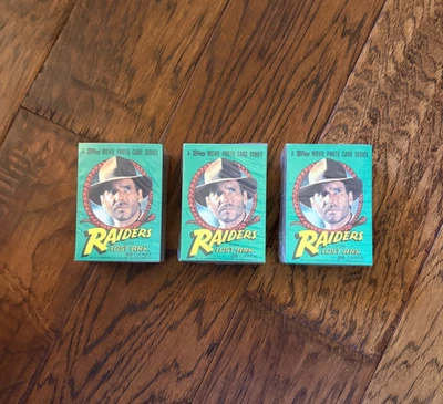 FULL SET TOPPS INDIANA JONES RAIDERS OF THE LOST ARK TRADING CARDS #1-88,  1981 - Image 1 of 4