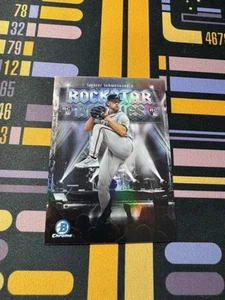 Spencer Schwellenbach Chrome Rockstar Rookies RC 2025 Bowman Card #RR-19 Braves - Picture 1 of 2
