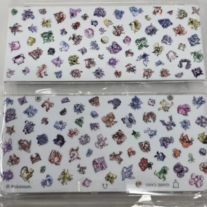 New Nintendo 3DS Kisekae Cover No.072 Pokemon Sprites Face Plates Original USA - Picture 1 of 6