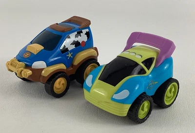 Disney Pixar Toy Story Friction Power Racers Buzz Lightyear Sheriff Woody Cars - Image 1 of 4