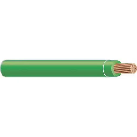 Alambre de construcción Southwire 22977306 Thhn, cobre, 10 AWG, 1C, verde, trenzado, Foto 1 de 1