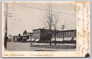 K41/ Holley New York Postcard c1910 Side of Square Stores Main St 177 - Picture 1 of 2