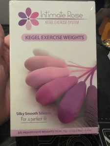 NUOVO Intimo Rose KEGEL SYSTEM pesi per esercizi SIGILLATO - Foto 1 di 6