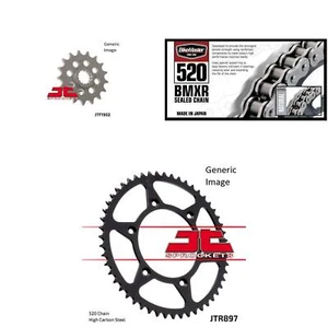 520 BMXR Chain Natural, Front & Rear Sprocket Kit for KTM 690 Duke 2008-2015 - Picture 1 of 5
