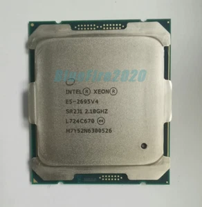 Intel Xeon E5-2695 V4 LGA 2011-3 Server CPU Processor 2.1GHz 45MB 18C 36T SR2J1 - Picture 1 of 4