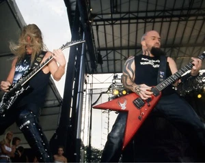 Slayer- Jeff Hanneman & Kerry King- Official Tattoo the Earth 2000 Print- 8x10 - Picture 1 of 4