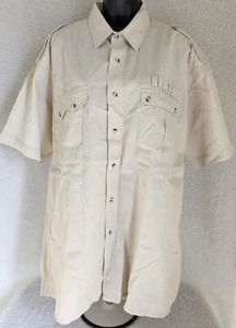 Christian Dior Mens Shirt Size L Large Beige - Picture 1 of 24